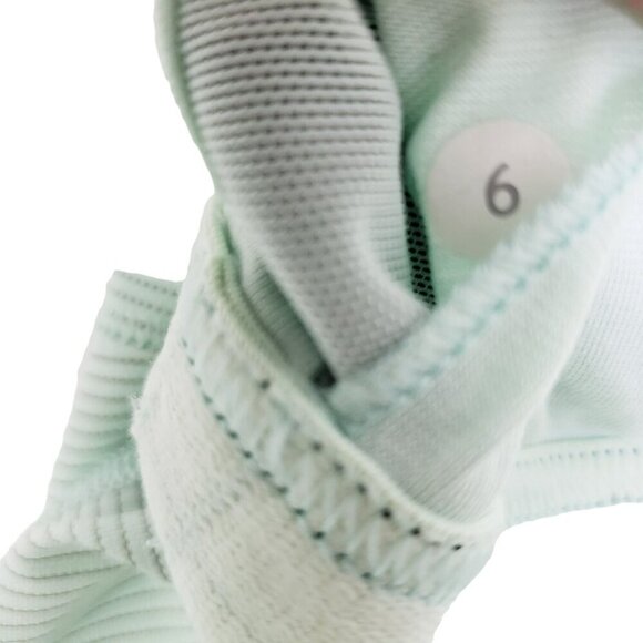 Lululemon Run: Back On Track Tank Women's Size 6 Mint‎ Green & Black - Picture 10 of 11